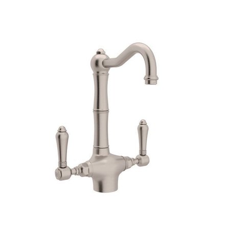 ROHL Acqui Two Handle Bar/Food Prep Kitchen Faucet A1680LMSTN-2